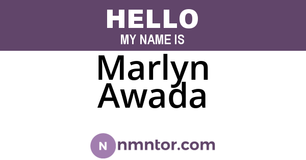 Marlyn Awada