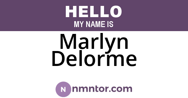 Marlyn Delorme
