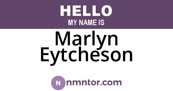 Marlyn Eytcheson