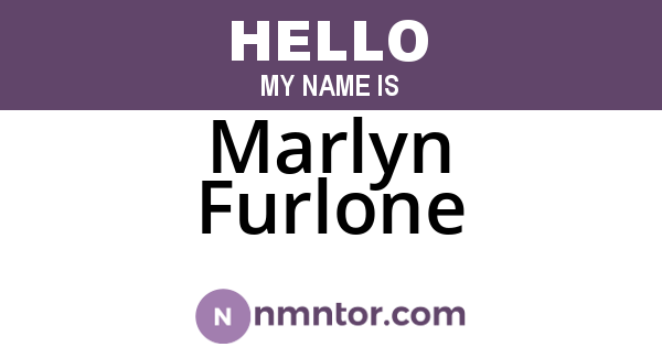 Marlyn Furlone