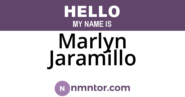 Marlyn Jaramillo