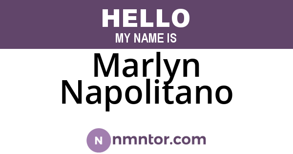 Marlyn Napolitano