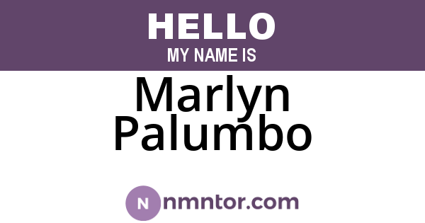Marlyn Palumbo