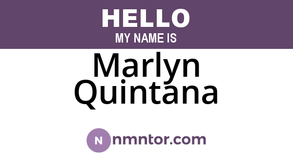 Marlyn Quintana