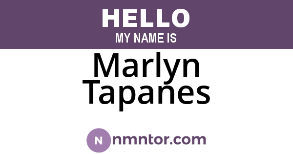 Marlyn Tapanes