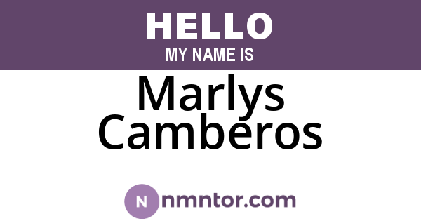 Marlys Camberos