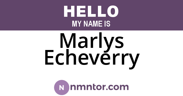 Marlys Echeverry