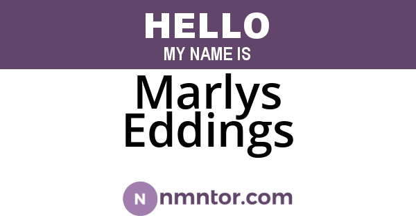 Marlys Eddings