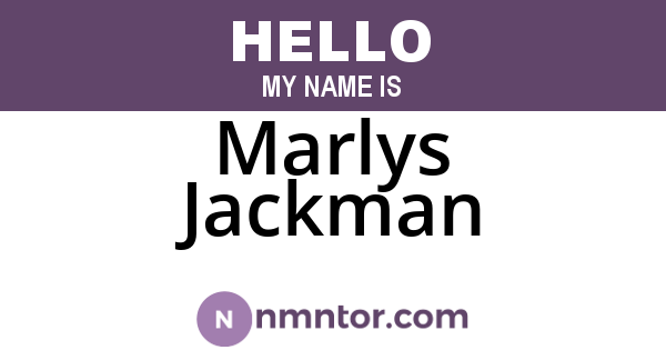 Marlys Jackman