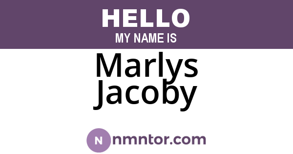 Marlys Jacoby