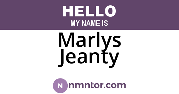 Marlys Jeanty