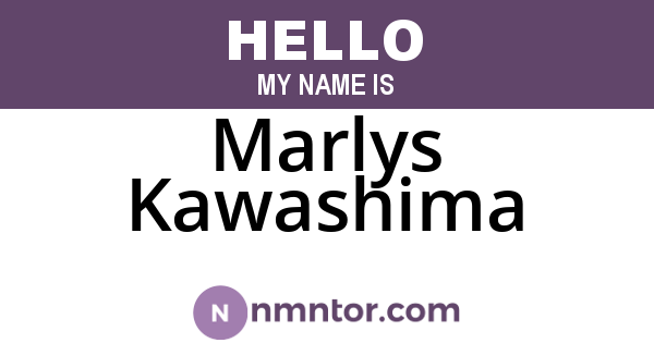 Marlys Kawashima