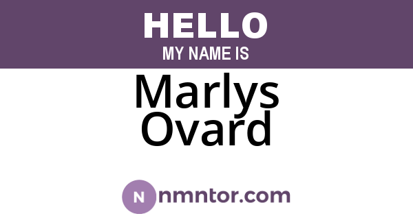 Marlys Ovard