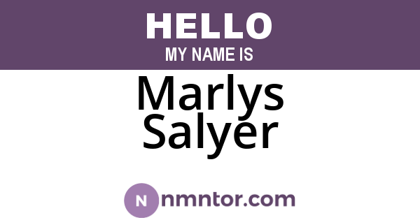 Marlys Salyer