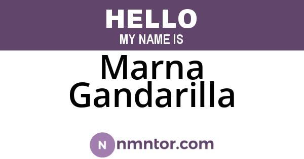 Marna Gandarilla