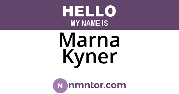 Marna Kyner