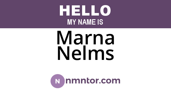 Marna Nelms