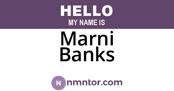 Marni Banks