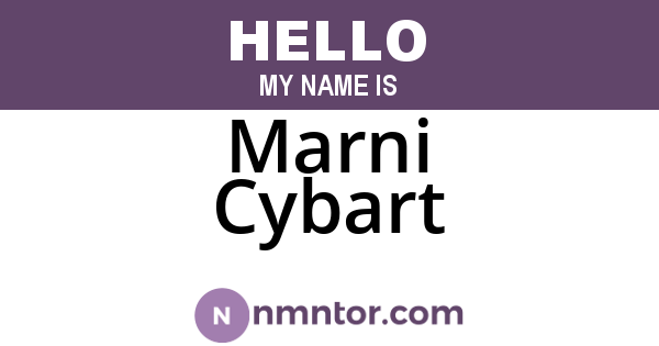 Marni Cybart