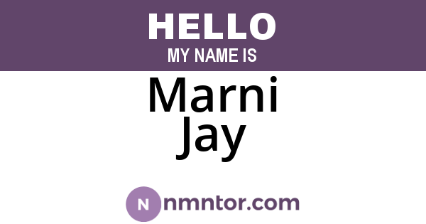 Marni Jay