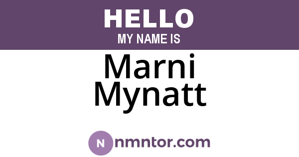 Marni Mynatt