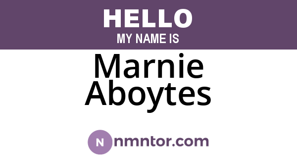 Marnie Aboytes