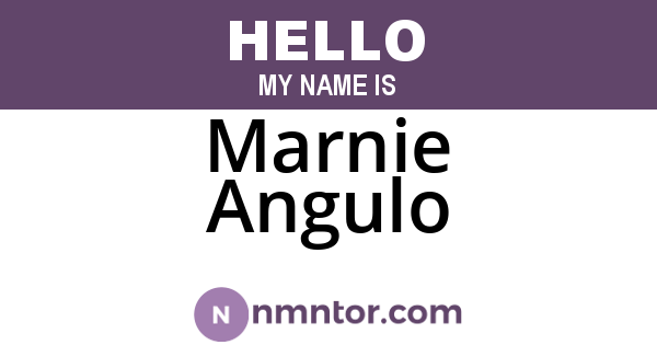 Marnie Angulo