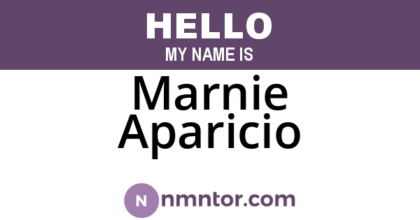 Marnie Aparicio