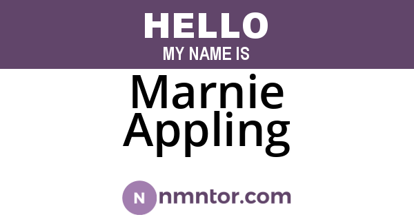 Marnie Appling