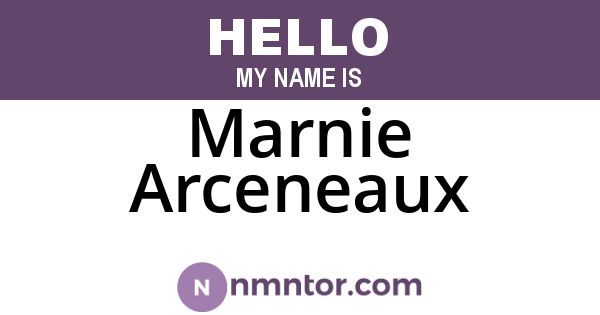 Marnie Arceneaux