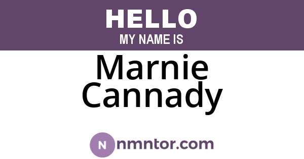 Marnie Cannady