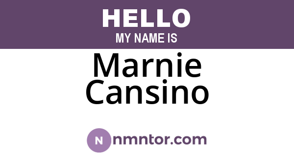 Marnie Cansino