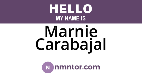 Marnie Carabajal