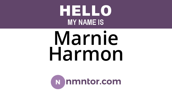 Marnie Harmon