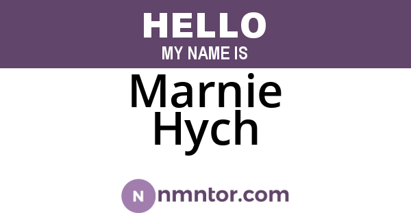 Marnie Hych