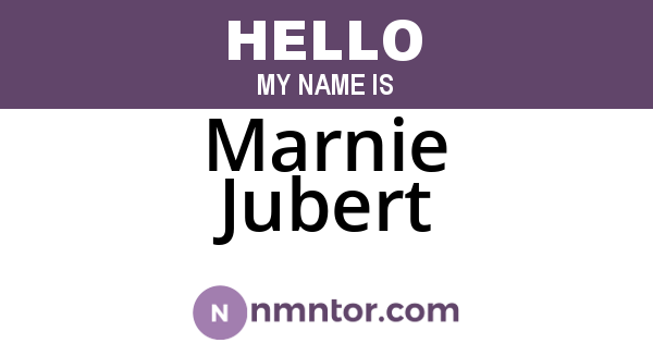 Marnie Jubert
