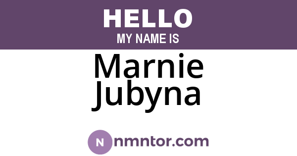 Marnie Jubyna