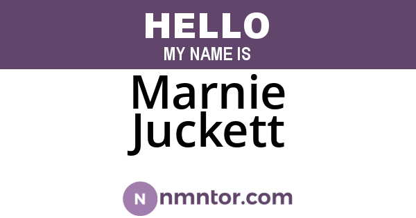 Marnie Juckett