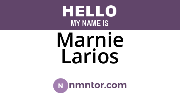 Marnie Larios
