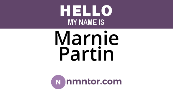 Marnie Partin