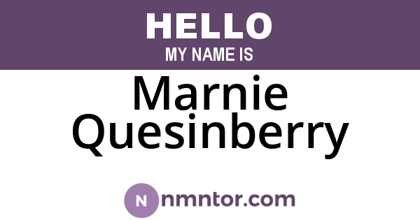 Marnie Quesinberry