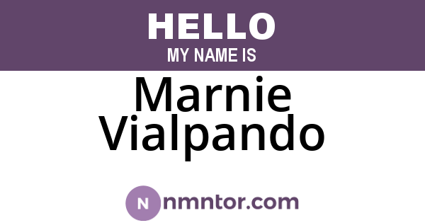 Marnie Vialpando