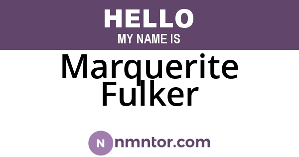Marquerite Fulker