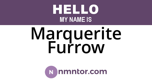Marquerite Furrow