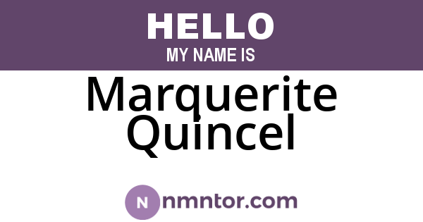 Marquerite Quincel