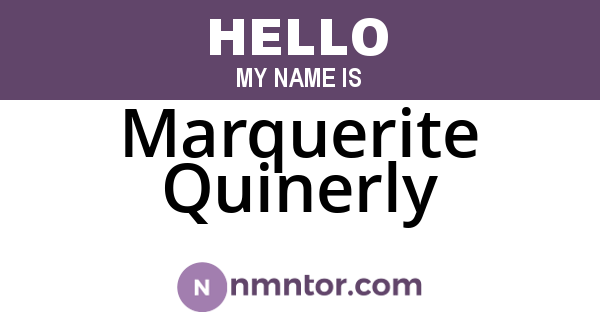 Marquerite Quinerly