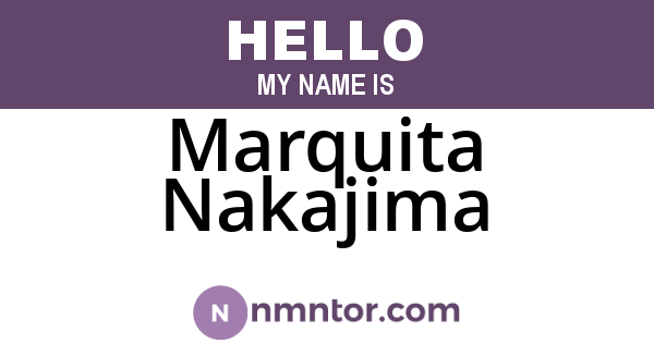 Marquita Nakajima