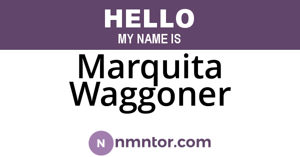 Marquita Waggoner