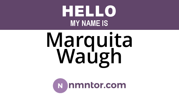 Marquita Waugh