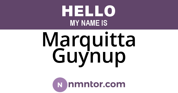 Marquitta Guynup
